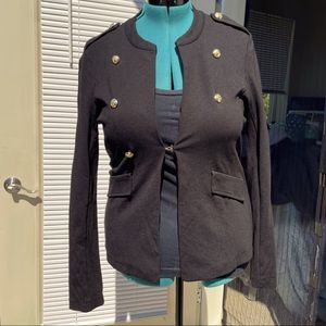 Andrew Marc petite large Military Style Blazer